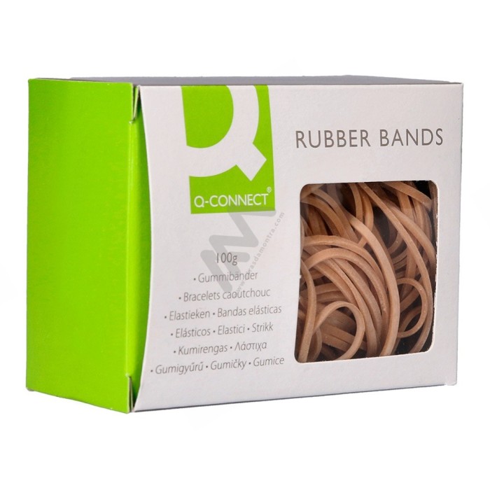 Rubber Bands Q-Connect 100 gr nº 38