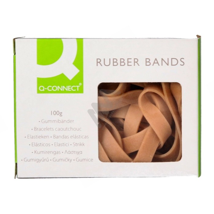 Rubber Bands Q-Connect 100 gr 100x9mm nº 10