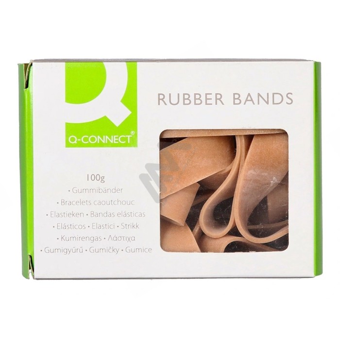 Rubber Bands Q-Connect 100 gr 180x16mm nº 18