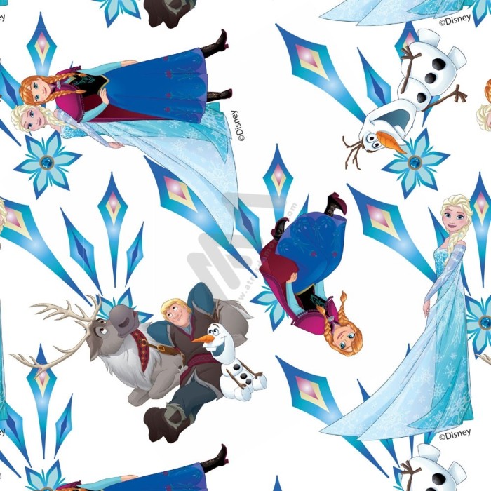 Disney Frozen gift wrapping
