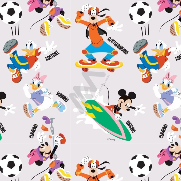 Papel de Embrulho Disney Mickey Mouse & Friends c/25 folhas 70x100cm
