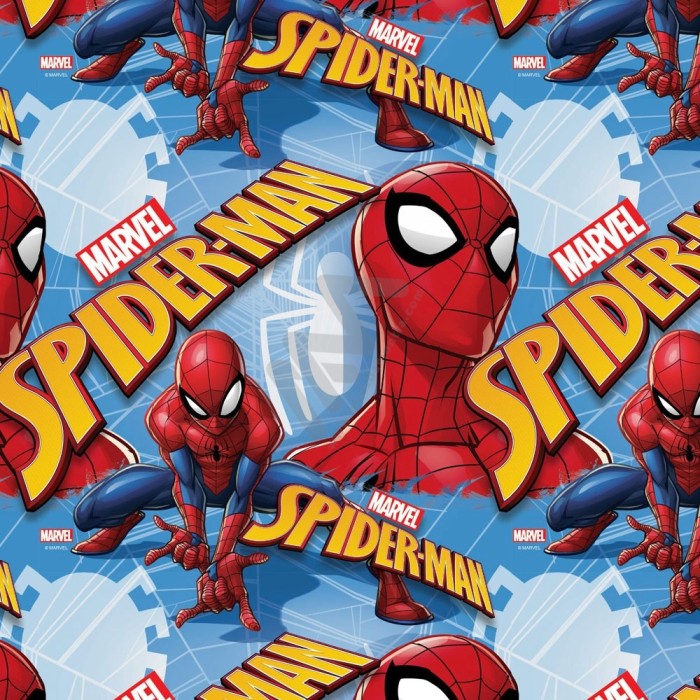 Papel de embrulho Marvel Homem-Aranha c/25 folhas 70x100cm