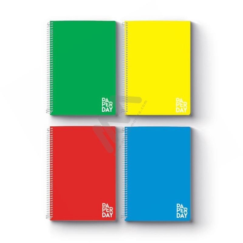 A4 Paper Day Stapled Notebook 160 Lined Sheets
