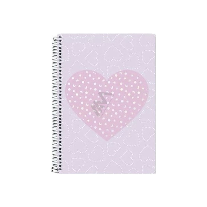 A4 Spiral Notebook 80 Lined Sheets