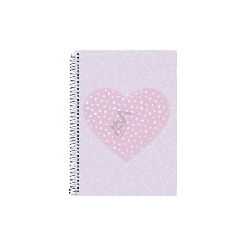 A4 Spiral Notebook 80 Checkered Sheets