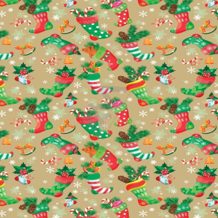 Christmas Wrapping Paper w/ 25 sheets 70x100cm