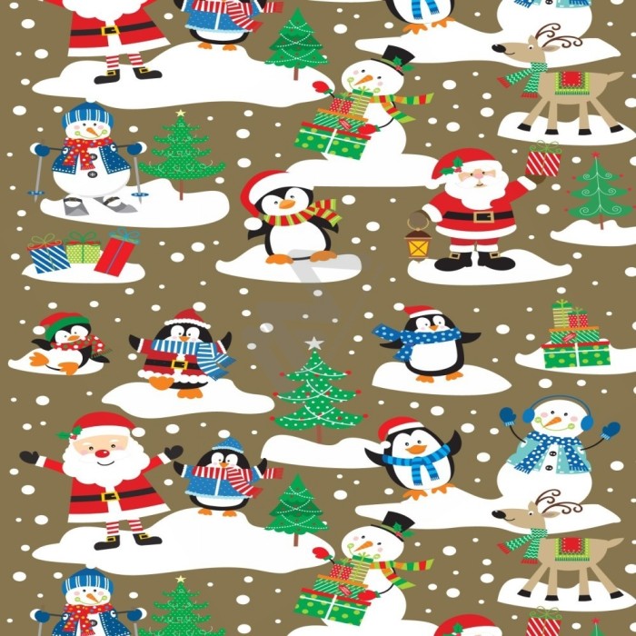 Christmas Wrapping Paper w/ 25 sheets 70x100cm