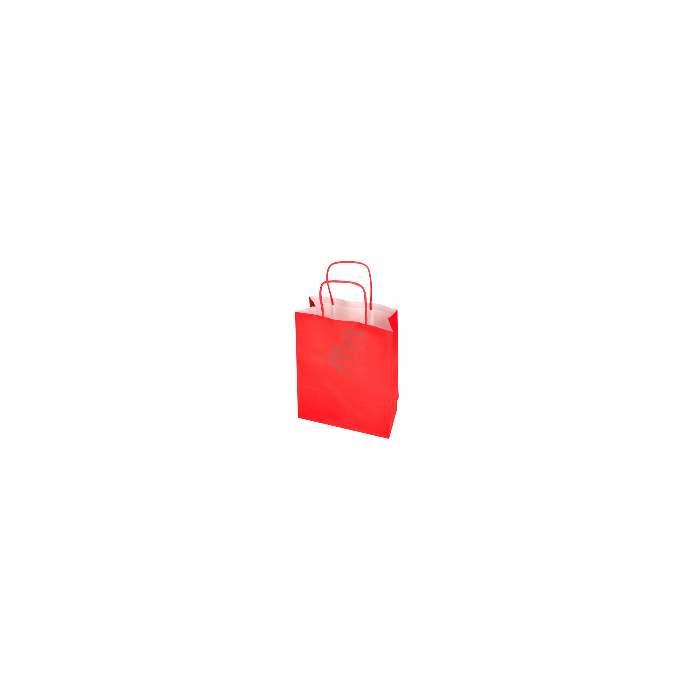 Red Twisted Handle Paper Bags 18x24x8