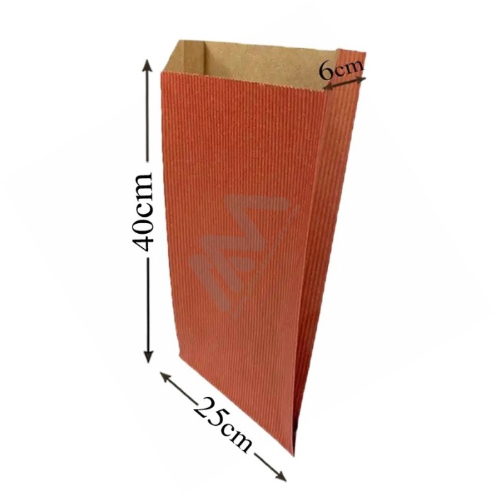 Red Kraft GIFT ENVELOPES 25+6x40