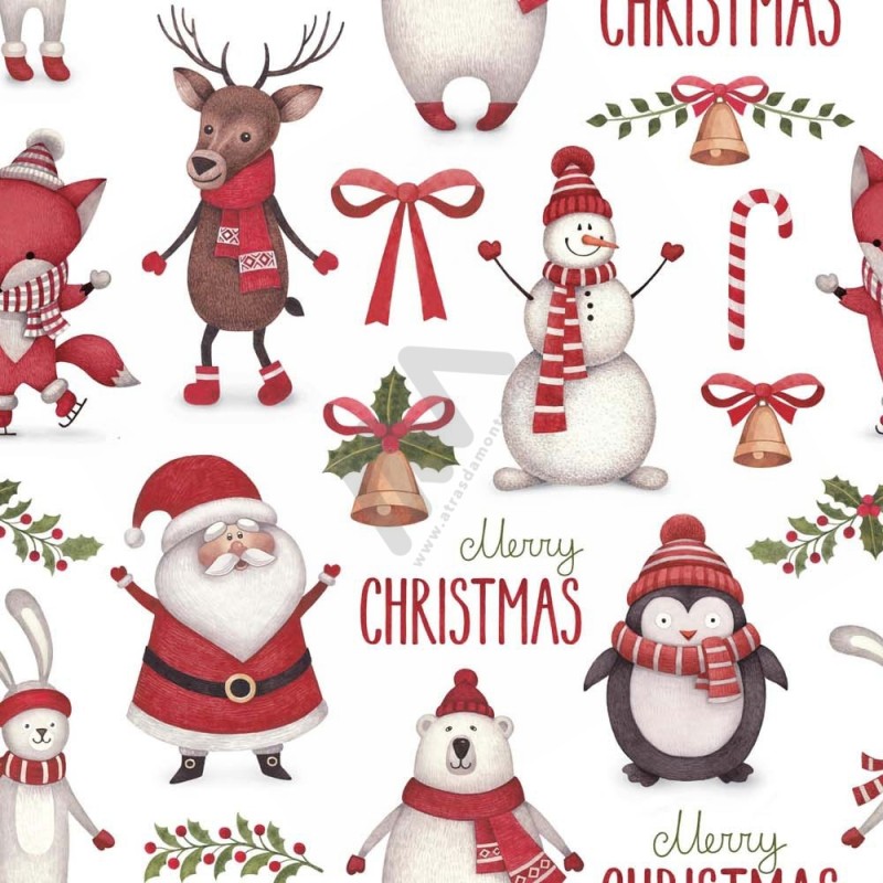 Christmas Wrapping Paper w/ 25 sheets 70x100cm
