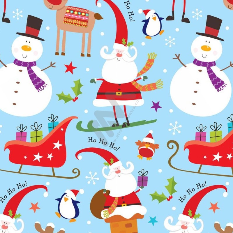 Christmas Wrapping Paper w/ 25 sheets 70x100cm