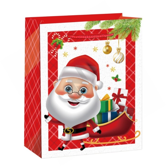 210 g/m² Christmas Rope Handle Paper Bags 40x50x18